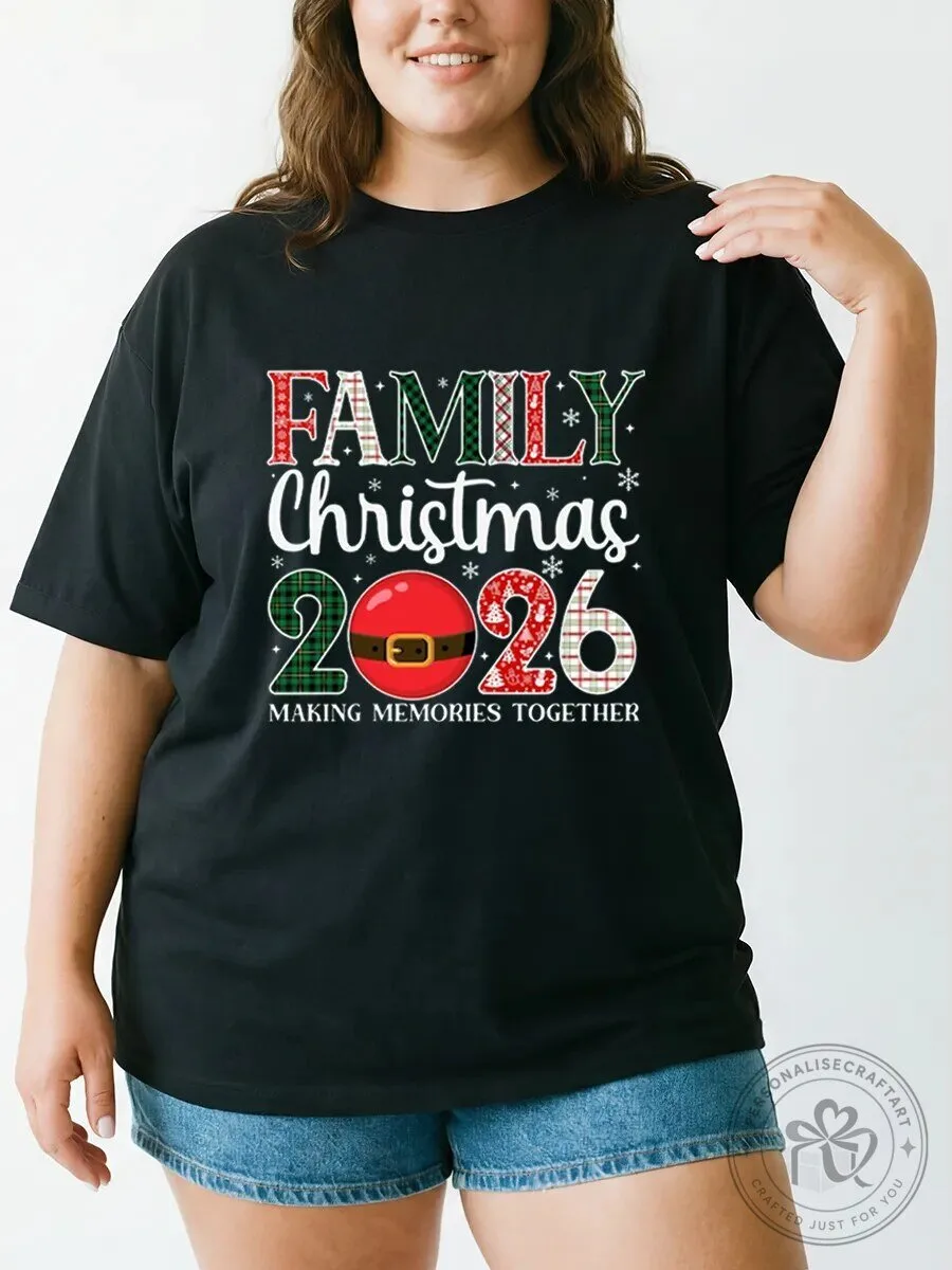 Family Christmas 2026 Making Memories Together Holiday T-Shirt
